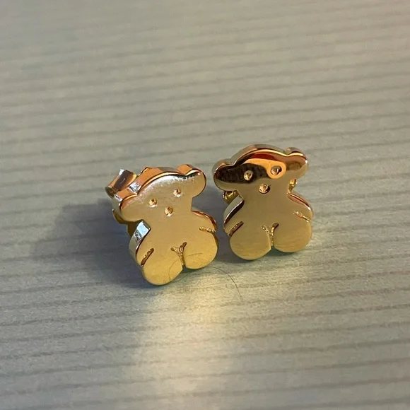 Tous baby bear earrings vermeil gold - Picture 5 of 10